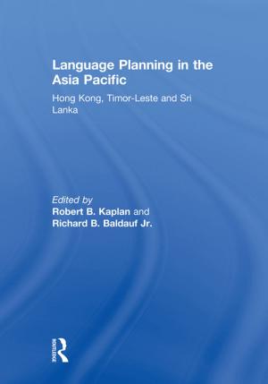 Cover of Language Planning in the Asia Pacific