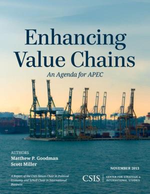 Cover of the book Enhancing Value Chains by Stephanie Sanok Kostro, Garrett Riba