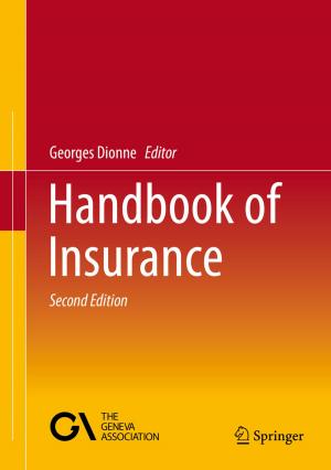 Cover of the book Handbook of Insurance by Eli Ruckenstein, Ivan L. Shulgin
