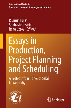 Cover of the book Essays in Production, Project Planning and Scheduling by Michael J. O'Brien