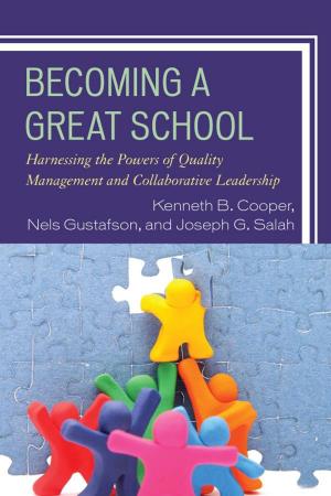 Cover of the book Becoming a Great School by Benjamin Rabbi Blech