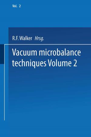 Book cover of Vacuum Microbalance Techniques