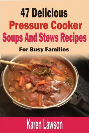 Book cover of 47 Delicious Pressure Cooker Soups And Stews Recipes: For Busy Families