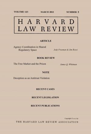 Book cover of Harvard Law Review: Volume 125, Number 5 - March 2012