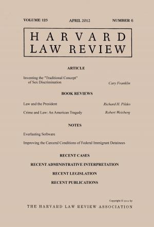Cover of Harvard Law Review: Volume 125, Number 6 - April 2012