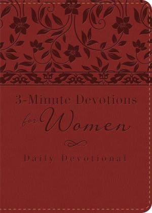 Cover of 3-Minute Devotions for Women: Daily Devotional (burgundy)