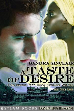 Cover of the book A Taste of Desire - A Sexy Interracial BWWM Historical Supernatural Short Story from Steam Books by Monica Celeste, Steam Books