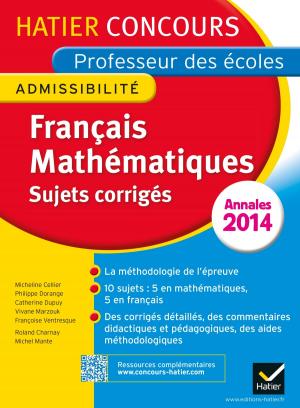 Cover of Annales 2015 - Concours professeur des écoles - Sujets corrigés français et mathématiques