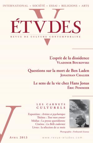 Cover of the book Etudes Avril 2013 by Thierry Lamboley, Anne-Marie Aitken