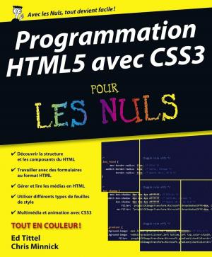 Book cover of Programmation HTML5 avec CSS3 Pour les Nuls