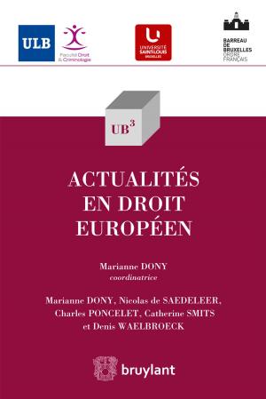Cover of the book Actualités en droit européen by Christian Huglo, Fabrice Picod