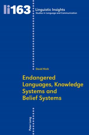 Book cover of Endangered Languages, Knowledge Systems and Belief Systems
