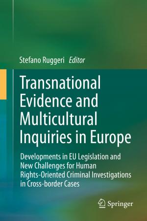 Cover of the book Transnational Evidence and Multicultural Inquiries in Europe by Sara M.  Ameen, Giorgia Caruso