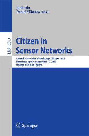 Cover of the book Citizen in Sensor Networks by Daniel Page, Nigel Smart