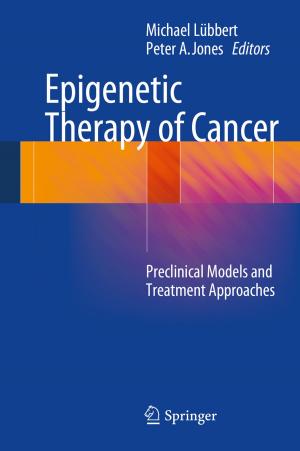 Cover of the book Epigenetic Therapy of Cancer by Christophe Chorro, Dominique Guégan, Florian Ielpo