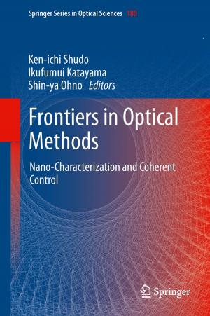 Cover of the book Frontiers in Optical Methods by Taco C.R. van Someren, Shuhua van Someren-Wang