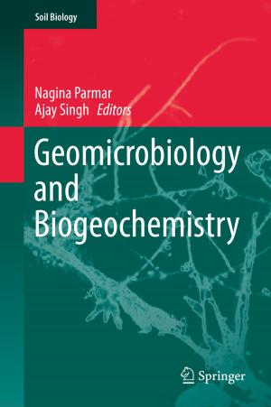 Cover of the book Geomicrobiology and Biogeochemistry by M.E. Blazina, D.H. O'Donoghue, S.L. James, J.C. Kennedy, A. Trillat