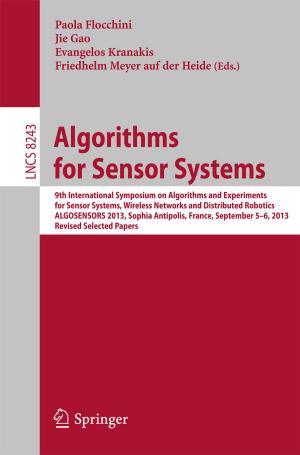 Cover of the book Algorithms for Sensor Systems by Luis Parrilla Roure, Antonio Lloris Ruiz, Antonio García Ríos, Encarnación Castillo Morales