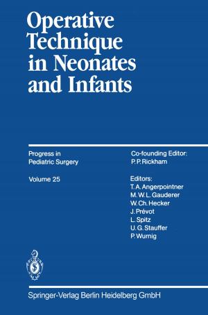 Cover of the book Operative Technique in Neonates and Infants by K.H. Antman