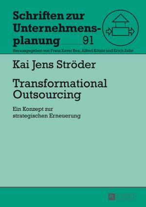 Cover of the book Transformational Outsourcing by Regina Egetenmeyer, Sabine Schmidt-Lauff, Vanna Boffo