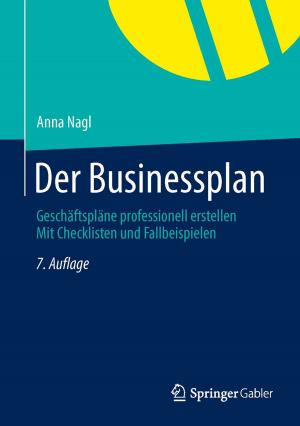 Cover of the book Der Businessplan by Urs Alter