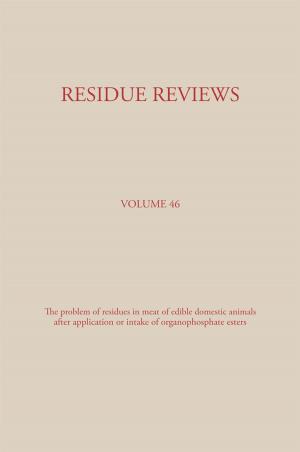 Book cover of Residue Reviews