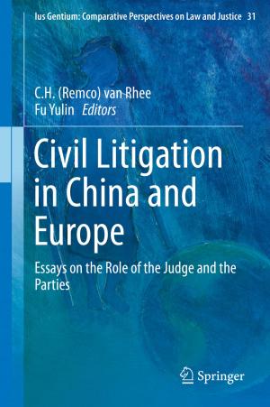Cover of Civil Litigation in China and Europe