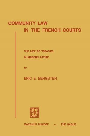 Cover of the book Community Law in the French Courts by G. Sandler