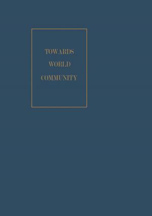 Cover of the book Towards World Community by Aurelio Ciancio