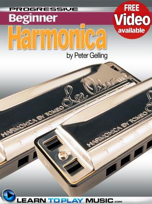 Cover of the book Harmonica Lessons for Beginners by LearnToPlayMusic.com, Brett Duncan, Peter Gelling, Justin Williams