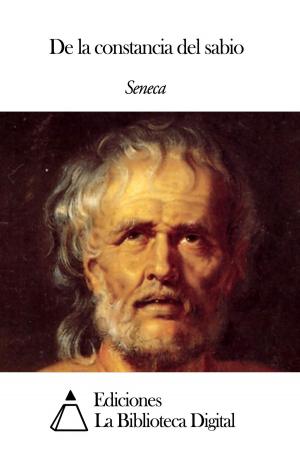 Cover of the book De la constancia del sabio by Esquilo