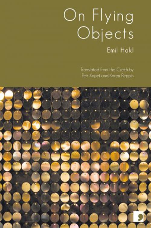 Cover of the book On Flying Objects by Emil Hakl, Petr Kopet (translator), Karen Reppin (translator), Comma Press