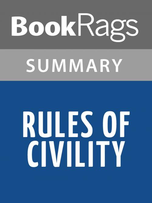 Cover of the book Rules of Civility by Amor Towles l Summary & Study Guide by BookRags, BookRags