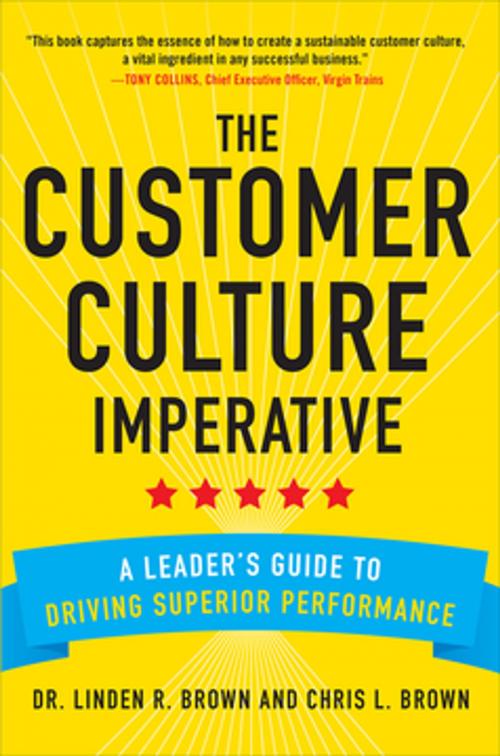 Cover of the book The Customer Culture Imperative: A Leader's Guide to Driving Superior Performance by Linden Brown, Christopher Brown, McGraw-Hill Education