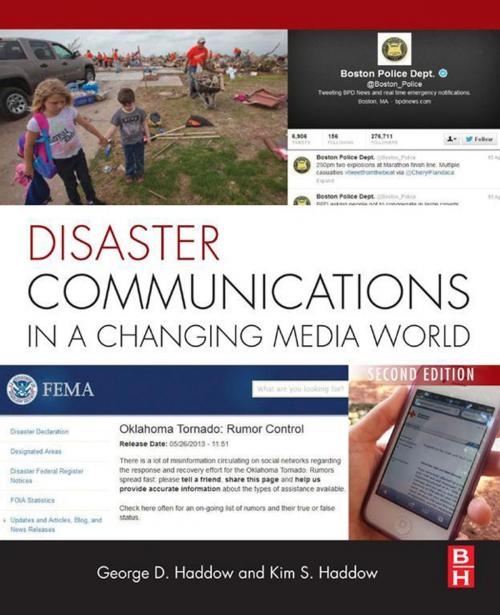 Cover of the book Disaster Communications in a Changing Media World by Kim S Haddow, George D. Haddow, Elsevier Science