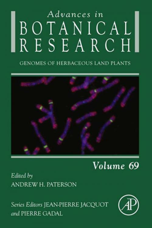 Cover of the book Genomes of Herbaceous Land Plants by Andrew Paterson, Elsevier Science