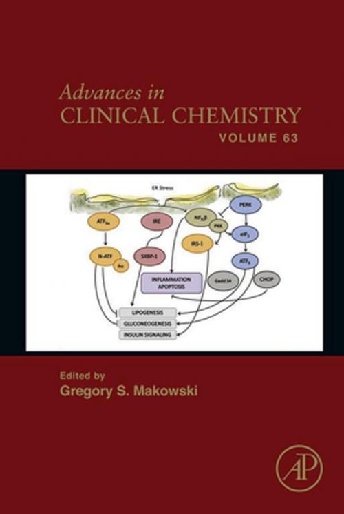 Cover of the book Advances in Clinical Chemistry by Gregory S. Makowski, Elsevier Science