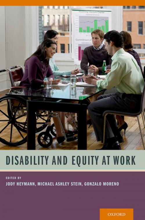 Cover of the book Disability and Equity at Work by Jody Heymann, Michael Ashley Stein, Gonzalo Moreno, Oxford University Press