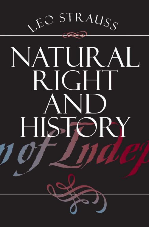Cover of the book Natural Right and History by Leo Strauss, University of Chicago Press