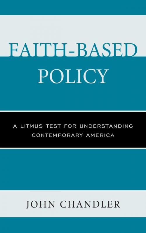 Cover of the book Faith-Based Policy by John Chandler, Lexington Books