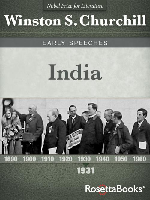 Cover of the book India by Winston S. Churchill, RosettaBooks