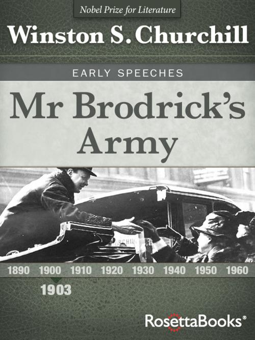 Cover of the book Mr Brodrick's Army by Winston S. Churchill, RosettaBooks