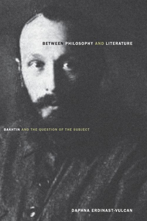 Cover of the book Between Philosophy and Literature by Daphna Erdinast-Vulcan, Stanford University Press