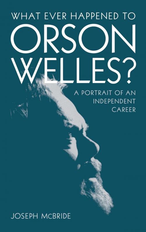 Cover of the book What Ever Happened to Orson Welles? by Joseph McBride, The University Press of Kentucky