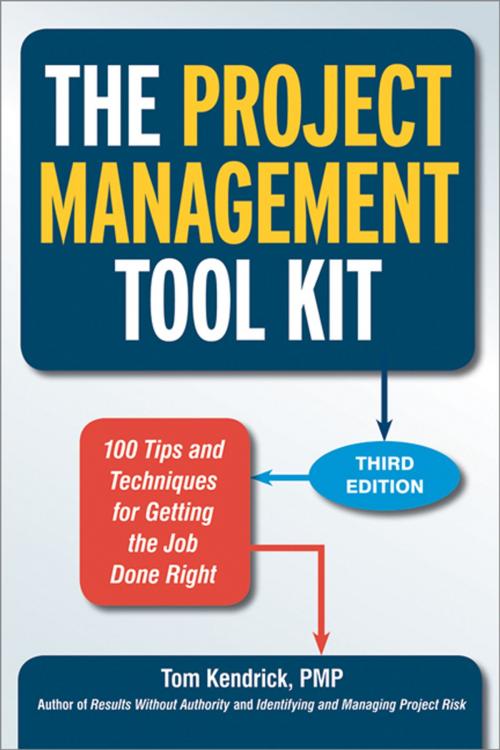 Cover of the book The Project Management Tool Kit by Tom Kendrick, AMACOM