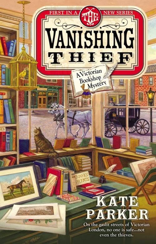 Cover of the book The Vanishing Thief by Kate Parker, Penguin Publishing Group