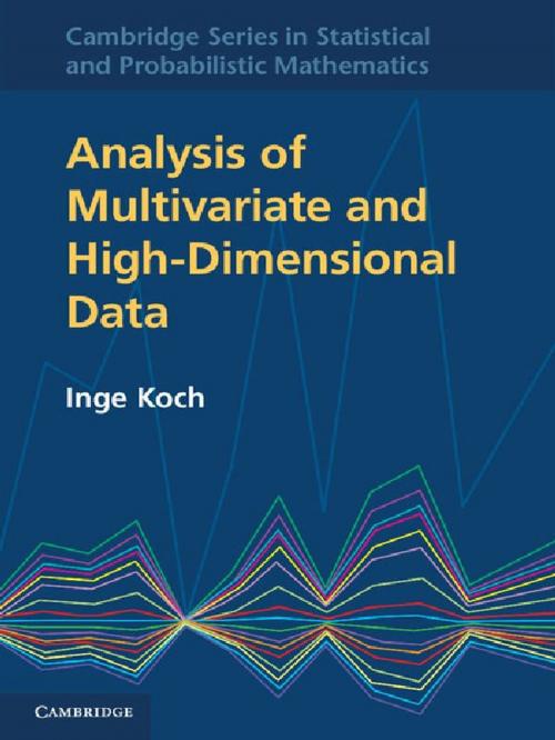 Cover of the book Analysis of Multivariate and High-Dimensional Data by Inge Koch, Cambridge University Press