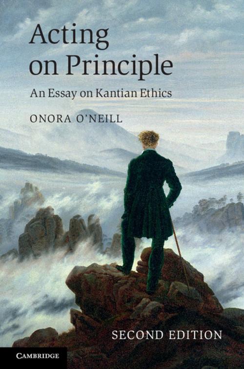 Cover of the book Acting on Principle by Onora O'Neill, Cambridge University Press