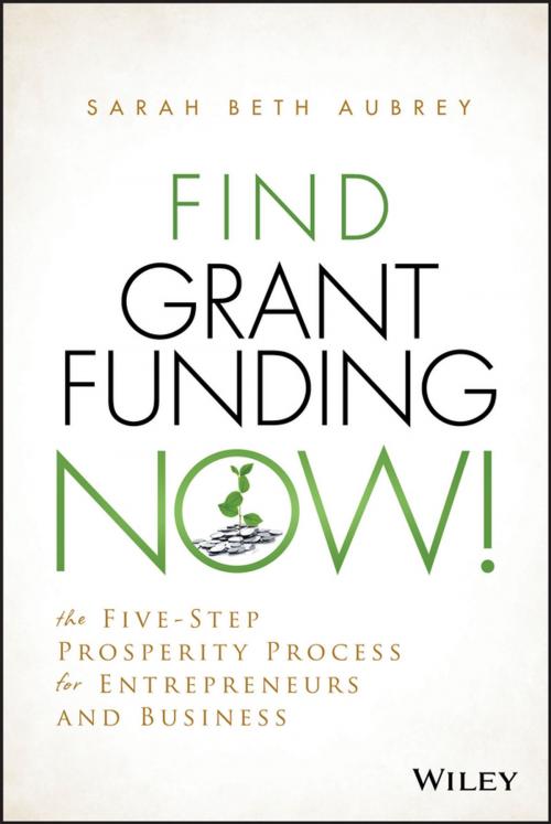 Cover of the book Find Grant Funding Now! by Sarah Beth Aubrey, Wiley