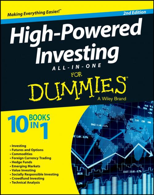 Cover of the book High-Powered Investing All-in-One For Dummies by Consumer Dummies, Wiley